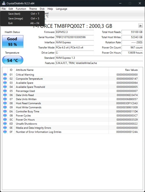 Interface Screenshot 1